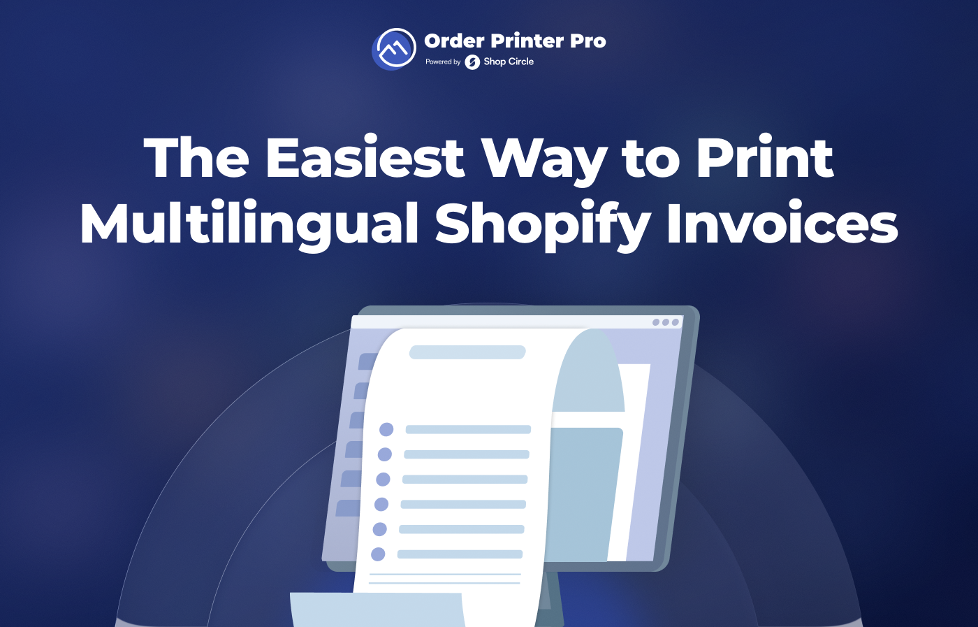 Example of automated multilingual Shopify packing slips created with Order Printer Pro.