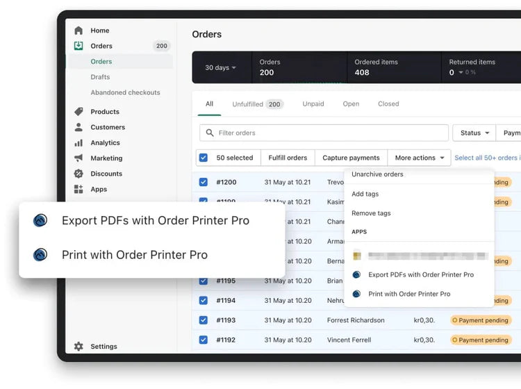 ipad with screenshot export pdf