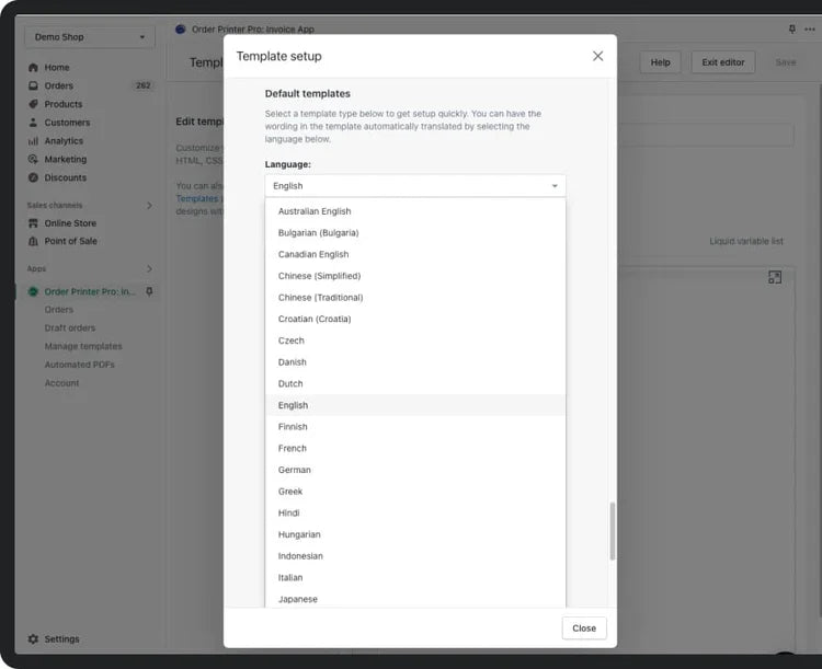 Order Printer Pro  screenshot