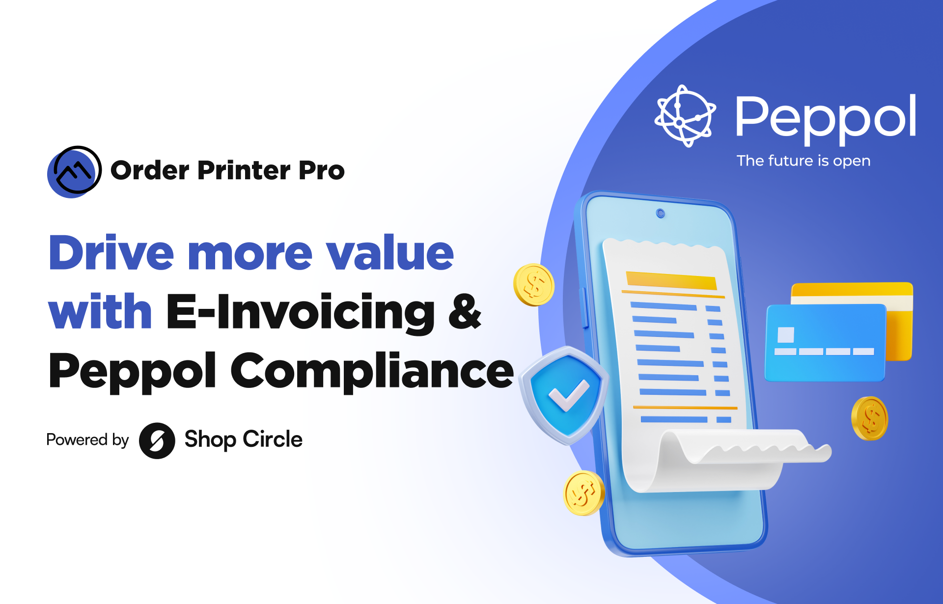 E-Invoicing and Peppol for Shopify: Now in Order Printer Pro